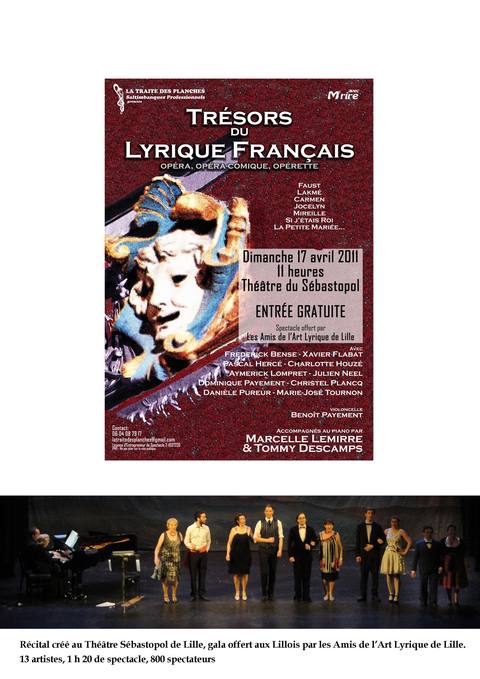 Trésors du lyrique français au théâtre Sébastopol de Lille