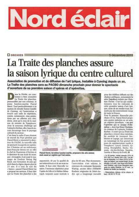 Saison lyrique du centre culturel d'Orchies