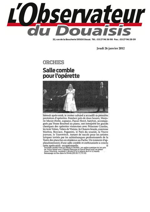 Salle comble pour l'opérette au PACBO d'Orchies