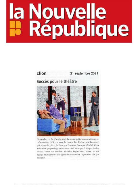 On purge Bébé par les Enfants du Tonnerre à Clion